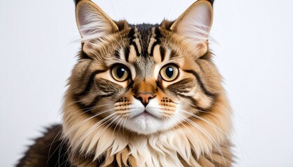 portrait of maine coon cat