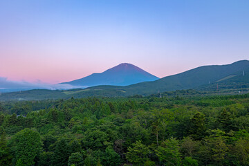 Fototapeta premium Mount Fuji at Sunrise in Japan