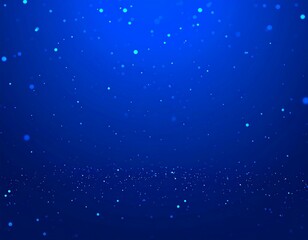 Obraz premium Abstract digital backdrop of blue and gold particles