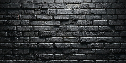 Dark brick wall texture background with old and grunge surface design