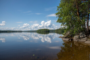 Lake view in Finland