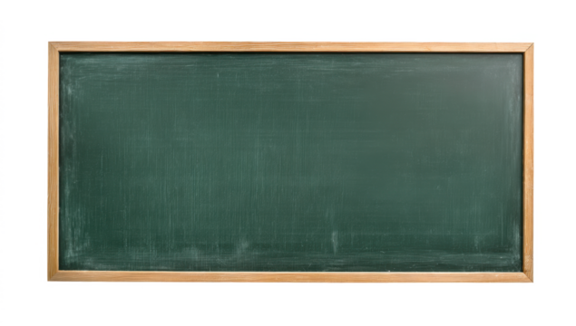 school blackboard isolated on white background PNG