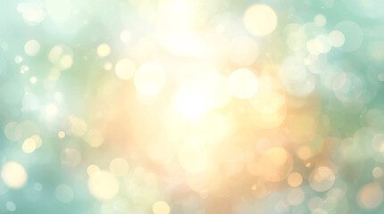 Spring background blur, holiday wallpaper. soft and ethereal abstract background featuring a beautiful bokeh effect. The image is composed of a soft-focus blend of pastel colors
