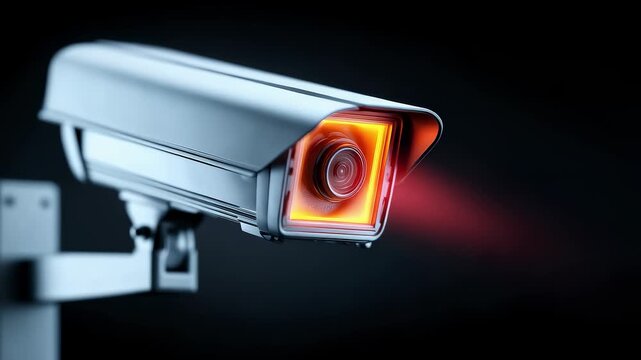 Security Camera Infrared Scan Alert