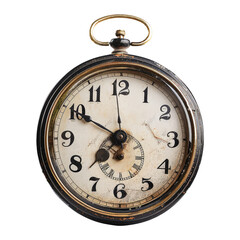 Antique pocket watch, time, dark background, vintage, history concept