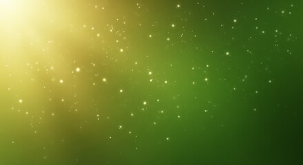 Green Sparkle Background with Golden Highlights  Abstract Gradient Texture for Website Design or Digital Art Projects