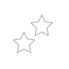 Obraz premium silver star on white background and vector illustrations design 