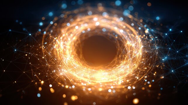 Group of people standing under a large orange umbrella, representing insurance and protection.