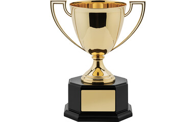 Trophy cup award golden winner success achievement victory prize champion