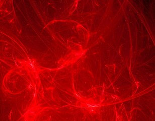 Abstract red fractal design