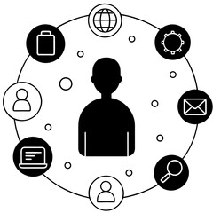 Centralized user management and digital services network