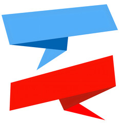 Colorful Speech Bubble Design. chat lebals