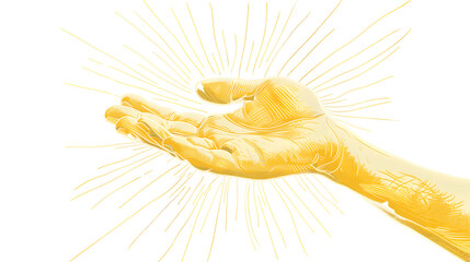 Hand Drawn Promise on Yellow Background - Creative Concept for Design Projects