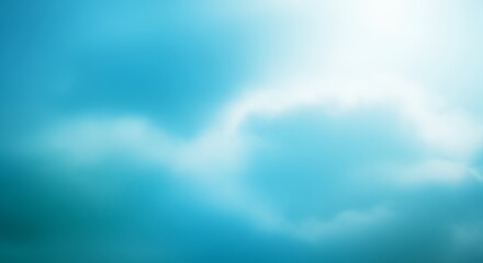 Fototapeta premium Abstract Blue Light Background Image Soft Gradient Sky Texture for Website Design or Digital Art Project