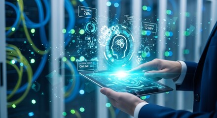 AI-Powered Data Center Management Optimizing Efficiency and Security with Artificial Intelligence