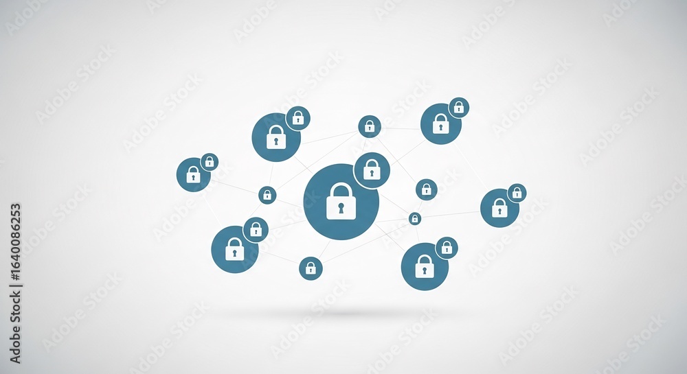 Poster network security protecting data with distributed encryption