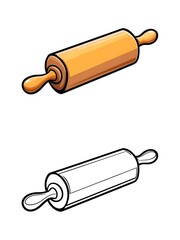 Wooden Rolling Pin, Kitchen Tool