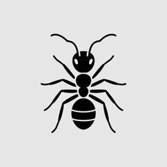 ant icon, insect silhouette, bug symbol, black ant, pest control, colony insect, ant vector, crawling insect, entomology, garden pest, ant clipart, insect design, tiny insect, bug illustration, six-le