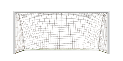 Soccer goal with a net