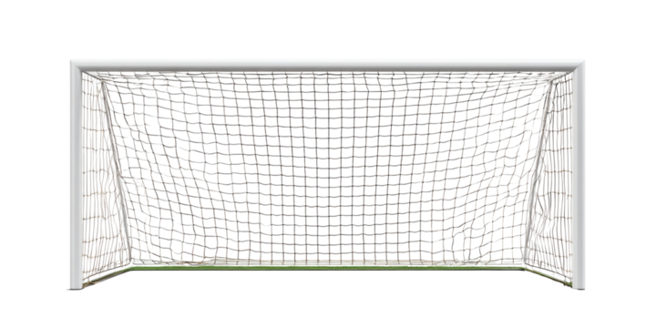 Soccer goal with a net