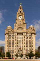 Liver Building in Liverpool, England