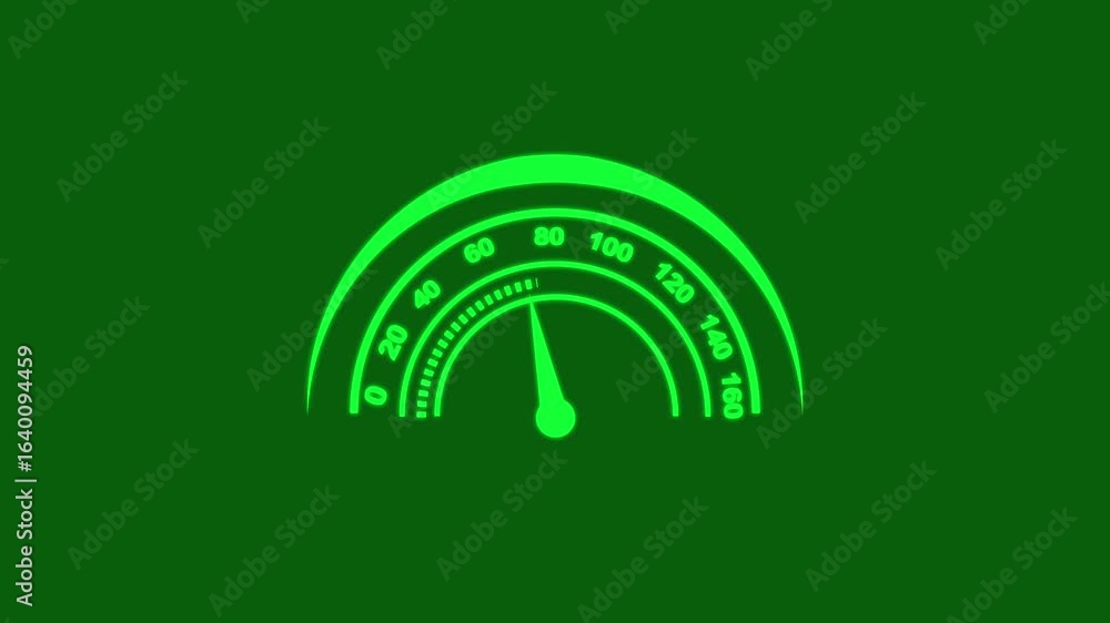 Aufkleber a colorful speed meter animation on the background clean modern speedometer animation, flat style sp