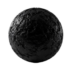 Fototapeta premium Black Sphere Texture: Perfect for 3D Modeling, Design Projects & Visuals