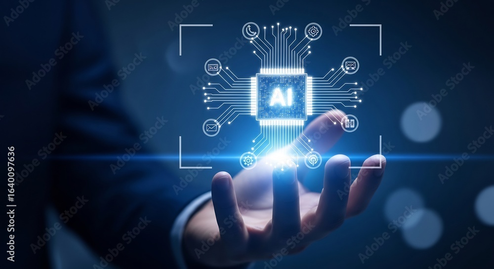 Poster artificial intelligence revolutionizing business and technology with ai solutions