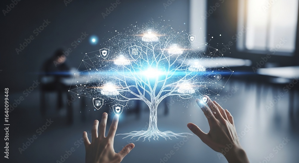 Poster cloud computing a branching network of digital resources