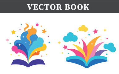 agical Book Illustration – Fantasy Spellbook, Enchanted Book Vector for Storytelling and Design