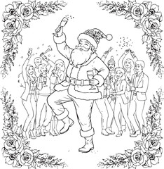 christmas, christmas tree, pattern, flower, vector, floral, design, seamless, vintage, illustration, ornament, decoration, art, wallpaper, nature, decor, texture, element, flowers, mandala, leaf, retr