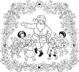 christmas, christmas tree, pattern, flower, vector, floral, design, seamless, vintage, illustration, ornament, decoration, art, wallpaper, nature, decor, texture, element, flowers, mandala, leaf, retr