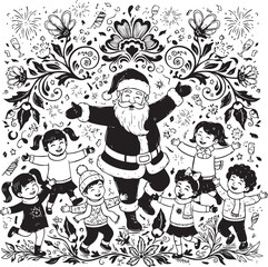 christmas, christmas tree, pattern, flower, vector, floral, design, seamless, vintage, illustration, ornament, decoration, art, wallpaper, nature, decor, texture, element, flowers, mandala, leaf, retr