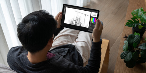 Architectural design modish software application for architect business and professional designer