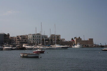 Fototapeta premium boats in the harbor