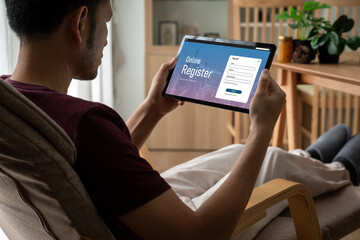 Online registration form for modish form filling on the internet website