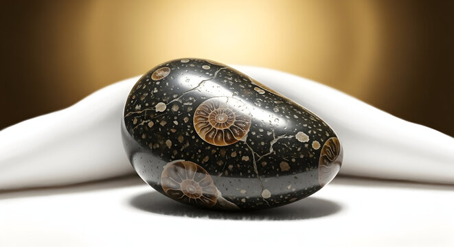 Sacred Shaligram Shila stone a divine representation of Vishnu