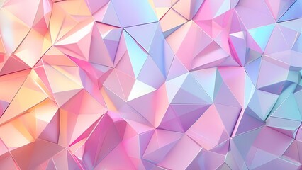 Fototapeta premium Abstract geometric polygon style background with beautiful pattern mosaic