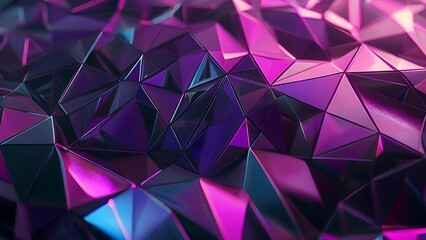 Obraz premium Abstract geometric polygon style background with beautiful pattern mosaic