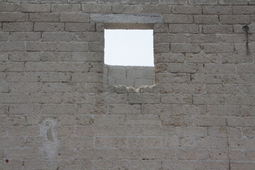 frame on brick wall