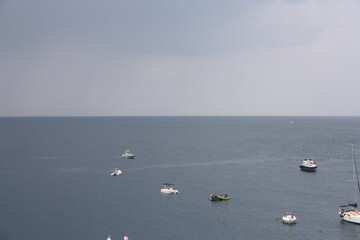 Obraz premium boats on the lake