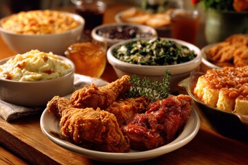 Southern Comfort Food: Fried Chicken & Sides