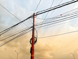 high voltage power line