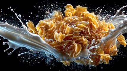 Golden pasture macro photography  nature closeup image