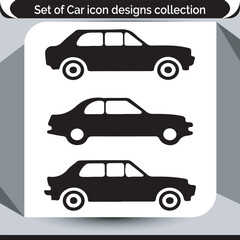 Various Car Silhouette Designs A Sleek and Modern Collection of Vehicle Icons for Transportation and Automotive Concepts