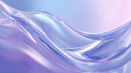 Abstract Flowing Liquid Texture in Pastel Colors
