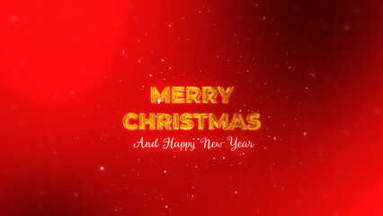 Elegant Minimal Christmas Animated Title – Wide Format
