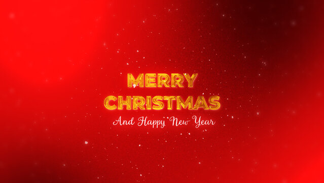 Elegant Minimal Christmas Animated Title &ndash; Wide Format