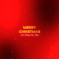 Elegant Minimal Christmas Animated Title – Square Format