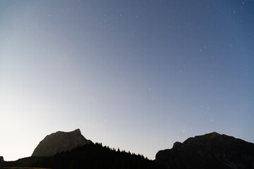 Starry Skies over the Gantrisch Mountains